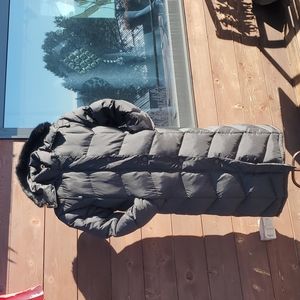 Goose down long coat